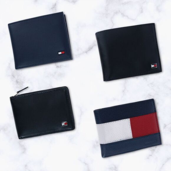 Tommy Hilfiger Men's Leather Orson RFID Bifold Wallet with Removable Passcase - Picture 6 of 6